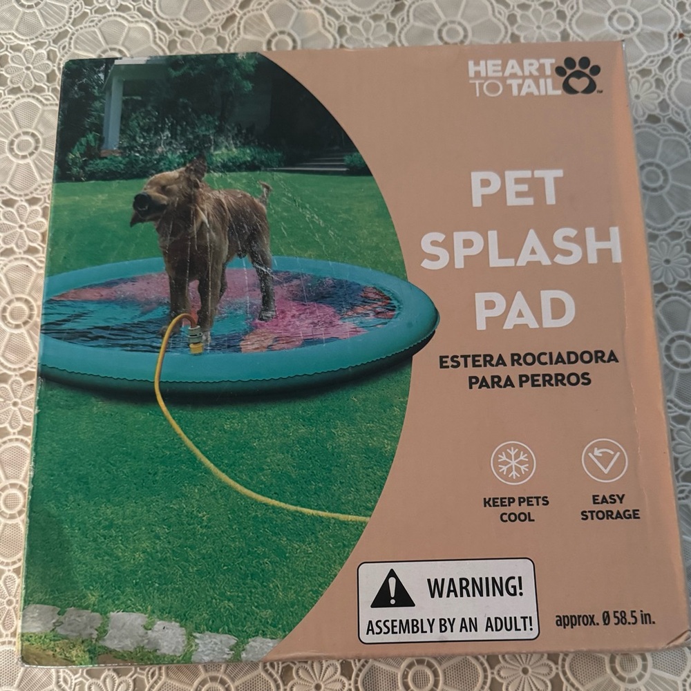 Pet Splash Pad - Blue